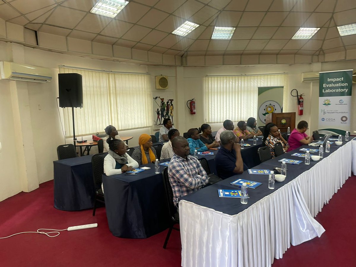 ESRFTZ's tweet photo. It is another opportunity for young researchers from various institutions in Tz to attend 5 days training on Impact Evaluation Training. The Training aims to impart them w/ new knowledge on IE Methodologies. It is conducted by @ESRFTZ – IE Lab Team &amp; funded by @Hewlett_Found https://t.co/SEa4G3RlgM