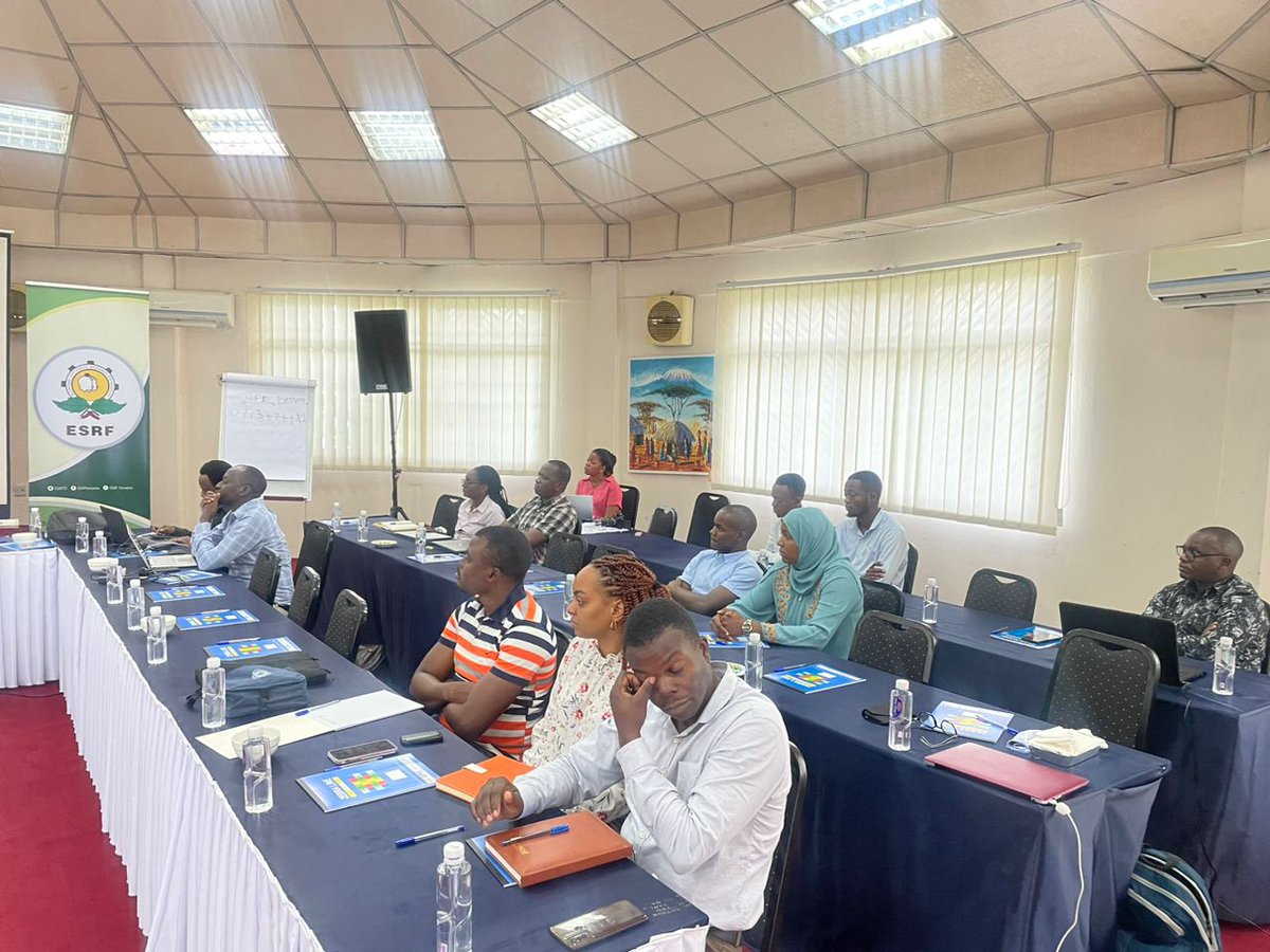 ESRFTZ's tweet photo. It is another opportunity for young researchers from various institutions in Tz to attend 5 days training on Impact Evaluation Training. The Training aims to impart them w/ new knowledge on IE Methodologies. It is conducted by @ESRFTZ – IE Lab Team &amp; funded by @Hewlett_Found https://t.co/SEa4G3RlgM