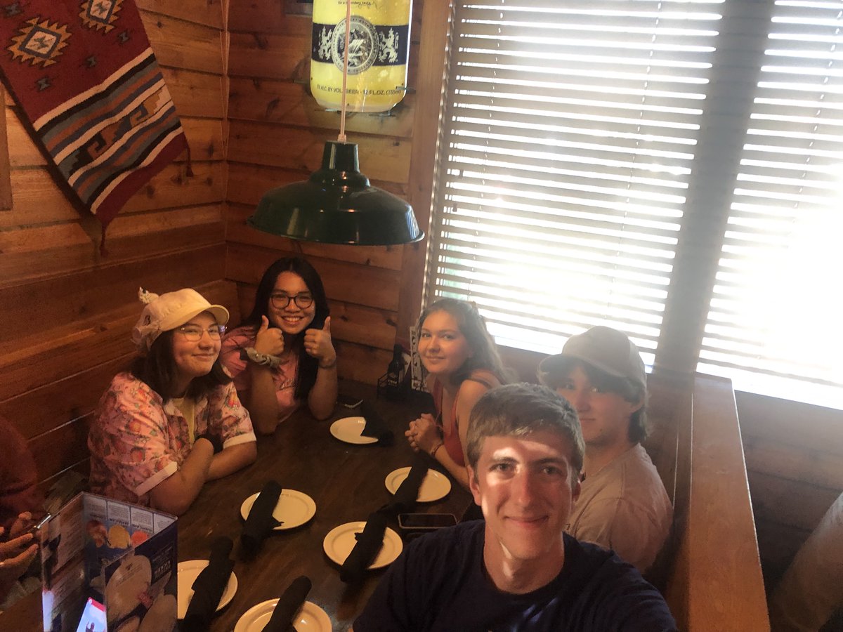 CraftyEcon's tweet photo. July 8, 2023   We celebrated our annual "Steak Night" with our wonderful PHS AP Macro students at Texas Roadhouse in Prosper.   This year, most students ever earned a 5, and 82% passed the AP Exam.  These kids were amazing!  I couldn't be prouder. We are Prosper! https://t.co/ztDNTBSwY1