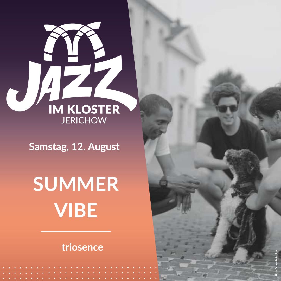 Freut euch am 12.8. auf das #Jazztrio #triosence. Das deutsch-kubanische Trio von Bernhard Schüler (Piano), Omar Rodriguez Calvo (Bass) &amp; Tobias Schulte (Drums) bringt ein sommerliches Gefühl von Dolce Vita zum #Jazzfestival.
#klosterjerichow #sachsenanhalt #jazz #jerichowerland