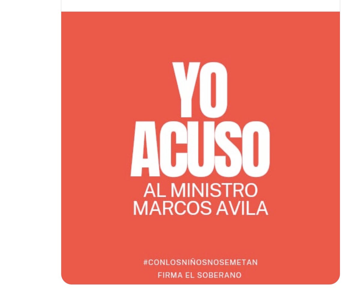 #YoAcuso 
#ConLosNiñosNoSeMetan