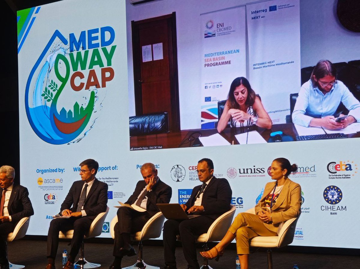 Nawamed_Enicbc's tweet photo. 📢#MEDWAYCAP Final Conference is now underway and it is a pleasure to have the support of @PrimaProgram and @UfMSecretariat, as well as the participants and partners!
👉Stay tuned and keep following the event!
#ONEMED @ENICBCMed @AquaCycle_ENI  @MenawaraENI @AqabaMediss @MaiaTaqa https://t.co/Trity1OC5k