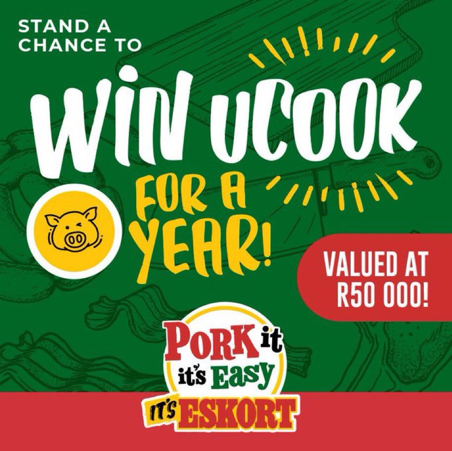 #Ad 

You can win a “Ucook for a year” valued at R50 000? 

All you need to do is Ddownload the ESP app to check your load-shedding schedule and follow the steps to win. 🥂 letsgoo #ItsEskort
