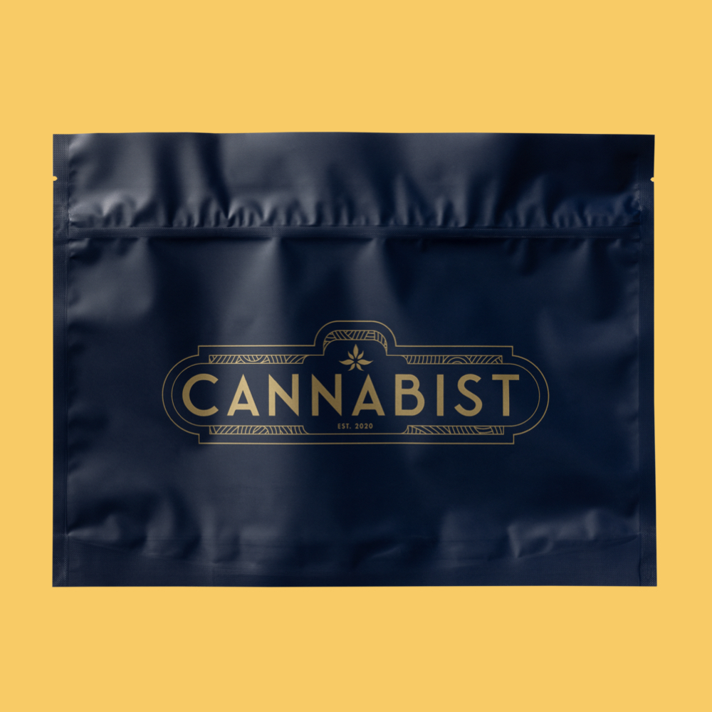 dymapak's tweet photo. Choose Dymapak's child-resistant bags for peace of mind. This Cannabist exit bag from @ColumbiaCare offers a white knockout to achieve a metalized effect on the logo.

 #childresistantpackaging #sustainablepackaging #packaging #packagingdesign #custompackaging #packagingsolutions https://t.co/VTxUxDcKfJ