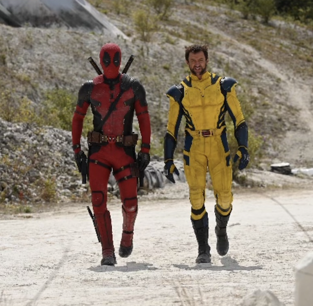 ZSharf's tweet photo. Hugh Jackman is not only back as Wolverine in DEADPOOL 3, but he's debuting Wolverine's classic yellow-blue X-Men suit for the first time on the big screen.

First look: https://t.co/1W2fDlzOpc https://t.co/ZrcoKRB5ZG