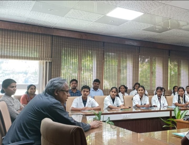 A unique opportunity for the students of the society..10 students participate in scientist interaction and a five day workshop "MiloCCMB" at CCMB.Students feel it fulfilling experience to meet Dr.Vinay K Nandicoori, Director CCMB.. exploring  the world of genes ,DNA, molcules..