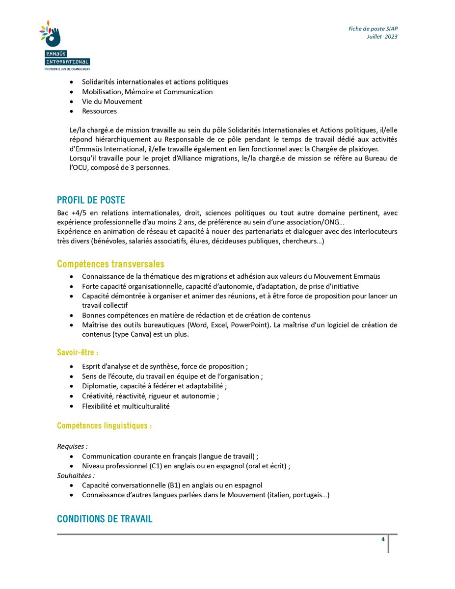 Emmaüs International tweet media