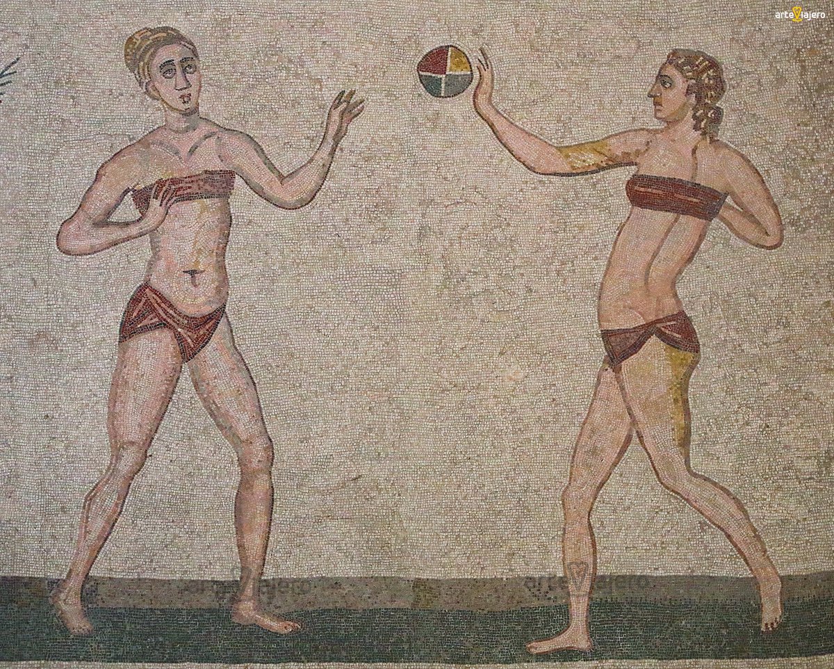 arteviajero_com's tweet photo. Parece que el Bikini y el Fitness ya estaban de moda hace 1.700 años según podemos ver en estos mosaicos romanos de la Villa del Casale (Sicilia, #Italia)
#FelizLunes #art https://t.co/48H14mISOc