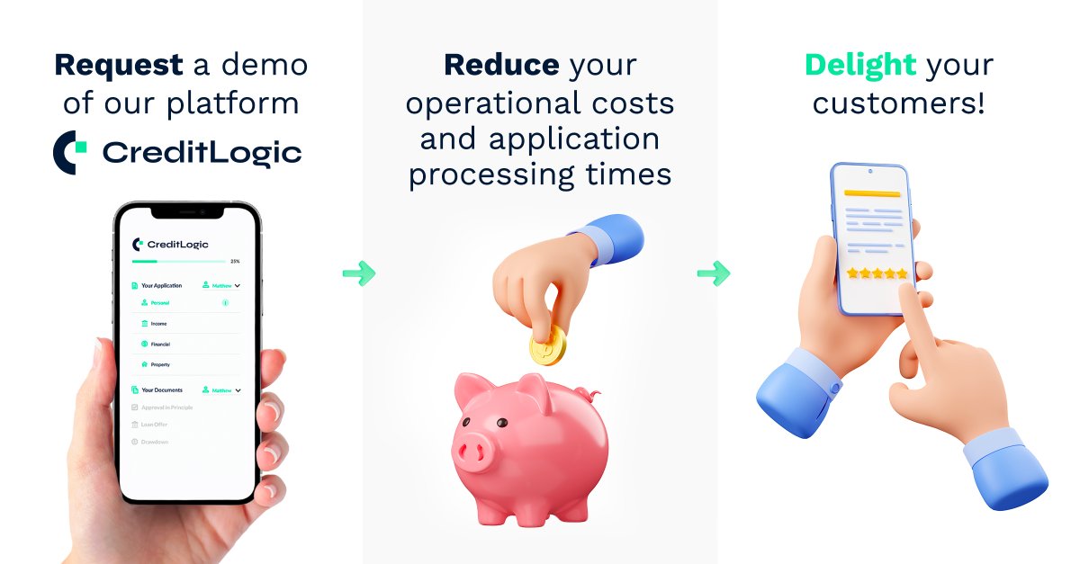 Don't let inefficiencies hold you back any longer. With CreditLogic you can:
✅ Cut operational costs by up to 50% 💶
✅ Reduce application processing times by 90% ⏳

Request a demo today and witness firsthand how we can help transform your operations: creditlogic.com/request-a-demo/