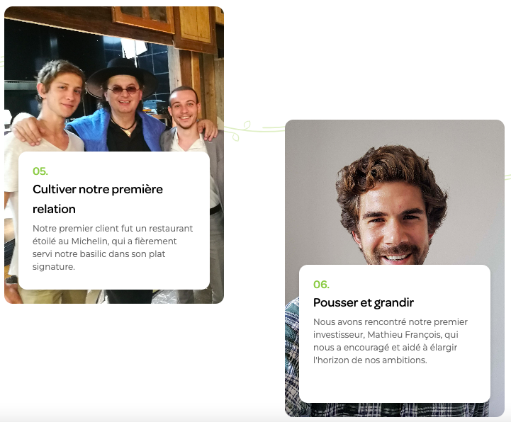 Champerché c'est avant tout une histoire de valeurs. 🌍♻️
Le partage, la cohésion, l'intelligence collective sont des concepts vitaux pour nous.
Vous trouverez le détail de notre mission ainsi que différentes études de nos impacts sur notre site internet : site.champerche.fr/our-impact