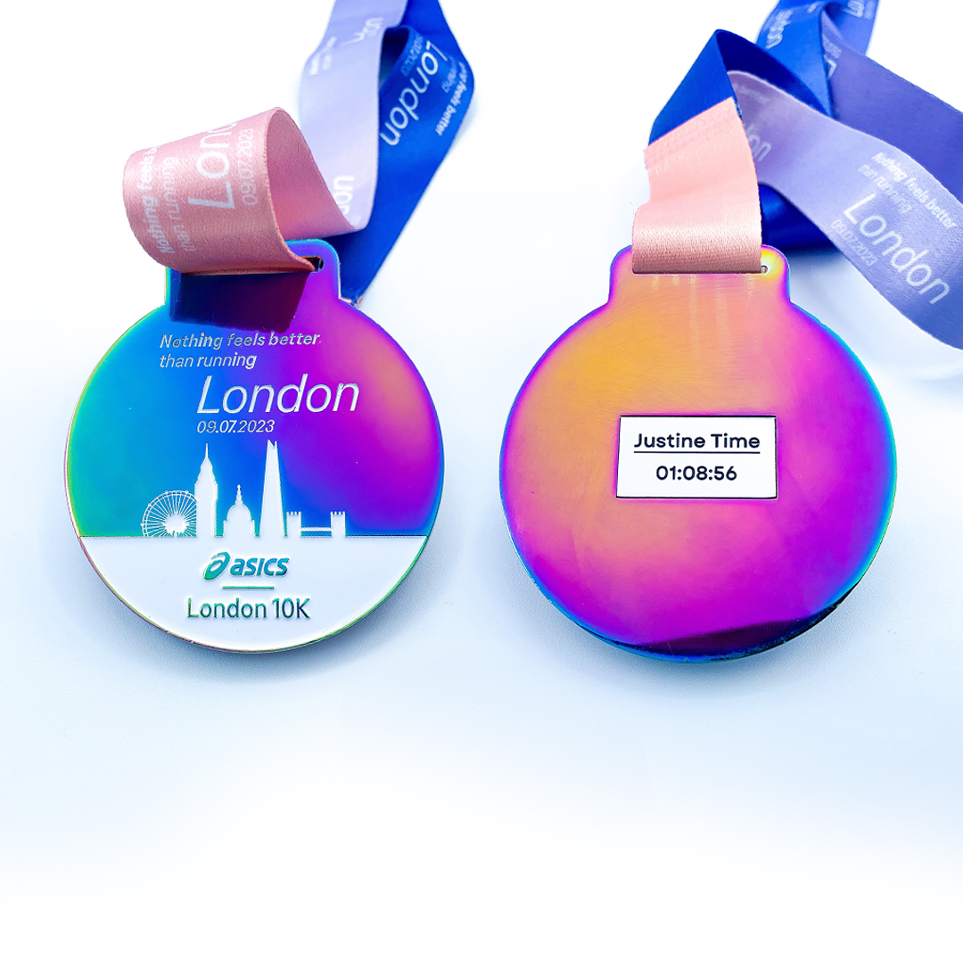 TheLondon10K's tweet photo. A massive congratulations for participating in the #ASICSLDN10K yesterday!
iTAB recognises that this is a great achievement and would love to personalise your medals! You can add your name and time to your medal to make it even more special - https://t.co/pF7l4g6YuL https://t.co/FIL2jOCBGD