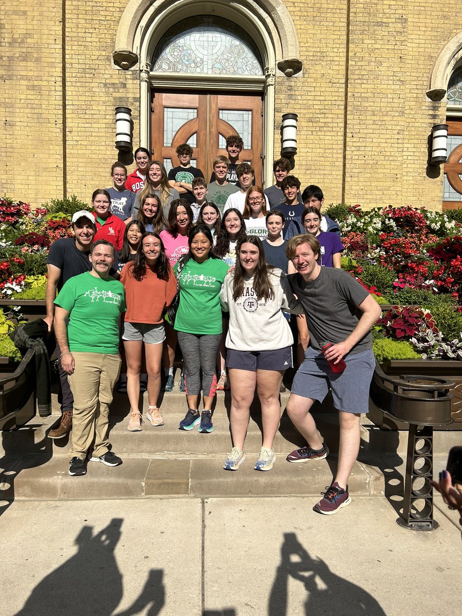 Prayers for our teens in Foundations Youth Ministry who left for their Cincinnati Worktour yesterday!