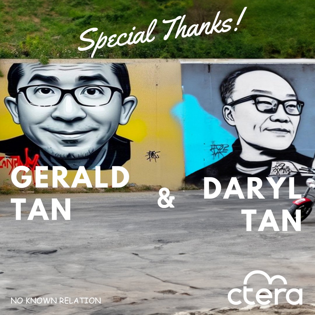 CTERA's tweet photo. Big shout-out to Daryl Tan & Gerald Tan from our #APACTeam. Their hard work fuels CTERA's growth in the region. Thank you! 🙌 #CTERA #EmployeeRecognition https://t.co/j9YwsjS8iN