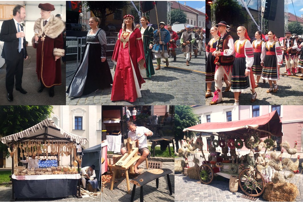 Thanks to Ján Ferenčák, Mayor of beautiful & historic #Kežmarok for his invitation to the 2023 European folk crafts festival, the largest of its kind in Europe. The opening ceremony & artisans’ market were outstanding. Inspiring to see how traditional crafts are thriving in 🇸🇰👏