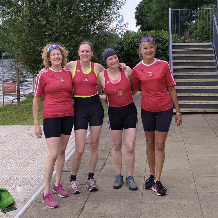 Our ladies quad just back from Kingston Regatta