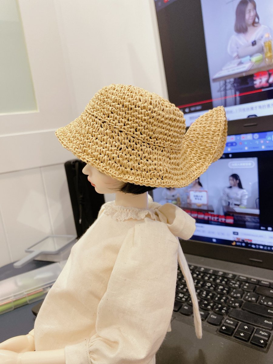 MJCs_FR's tweet image. しっぽのついた帽子！？
ところで、夏がきたね
#編み帽子　
#crochethat