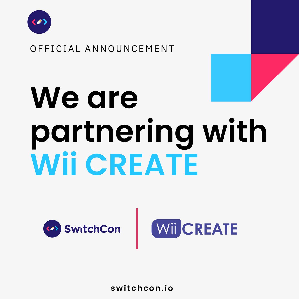 switchcon_io's tweet photo. π Announcement: We're thrilled to welcome back our returning partner, WiiCREATE, for the upcoming conference! π
β¨ @wiicreate has been an incredible supporter of our mission to ignite innovation and empower aspiring tech enthusiasts. π‘
https://t.co/cHyT8tXr2t
#SwitchCon23 https://t.co/S3H4FtoxiU