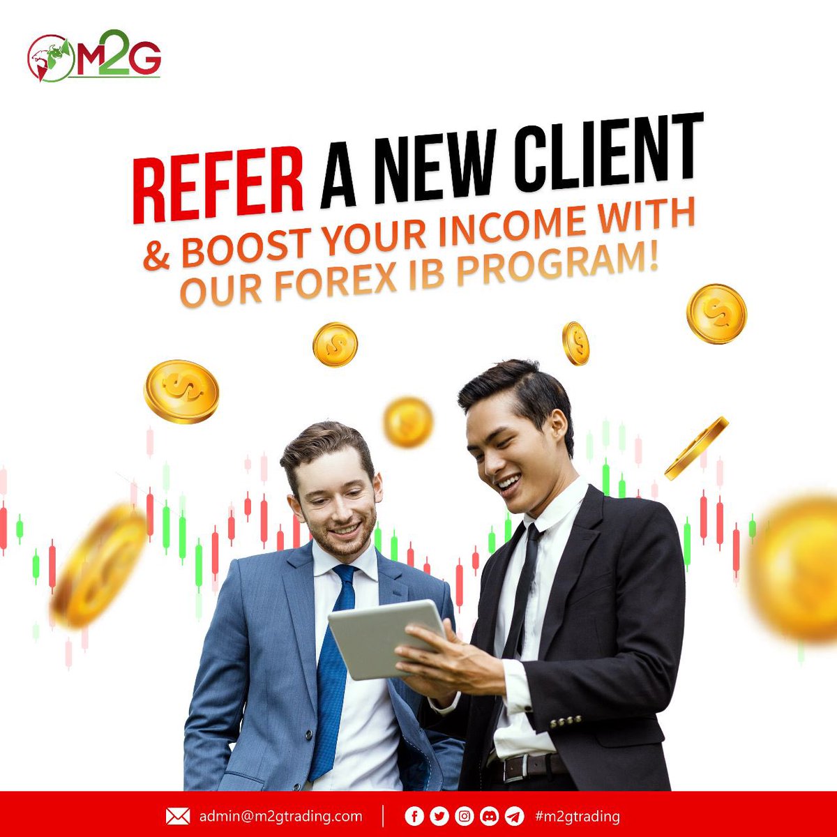 m2g_trading's tweet photo. Discover boundless earnings potential with M2G's Forex IB Program! 📈

Become an IB and unlock a lifetime of income through referrals and commissions. Join now as an IB via WhatsApp at +95 9 972 032442.

#M2GTrading
#forextrading #forexib https://t.co/iQWQkL9lvt
