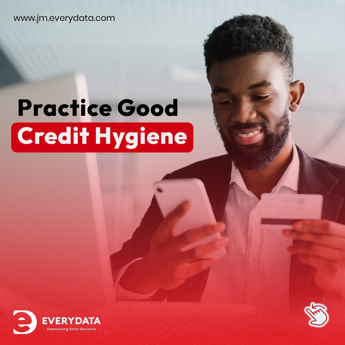 EveryDataJM's tweet image. Building and maintaining good credit takes time and consistent effort. By practising responsible credit habits, you can establish a solid credit history and enjoy the benefits of a good credit score.

#EveryData #CreditScore #CreditHygiene