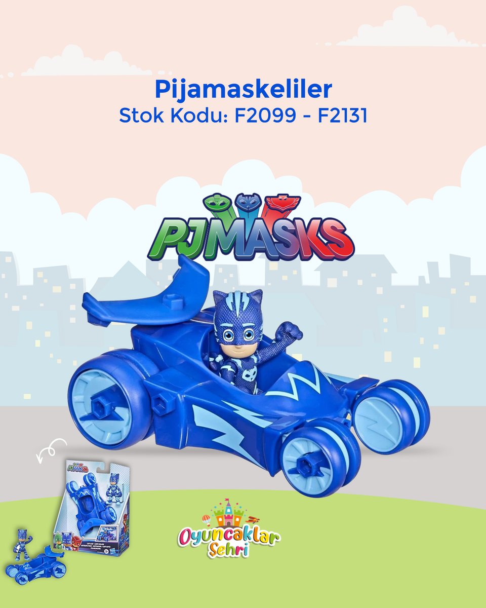 Aracına atla, maceraya başla! Pijamaskeliler seni bekliyor! 😊

oyuncaklarsehri.com