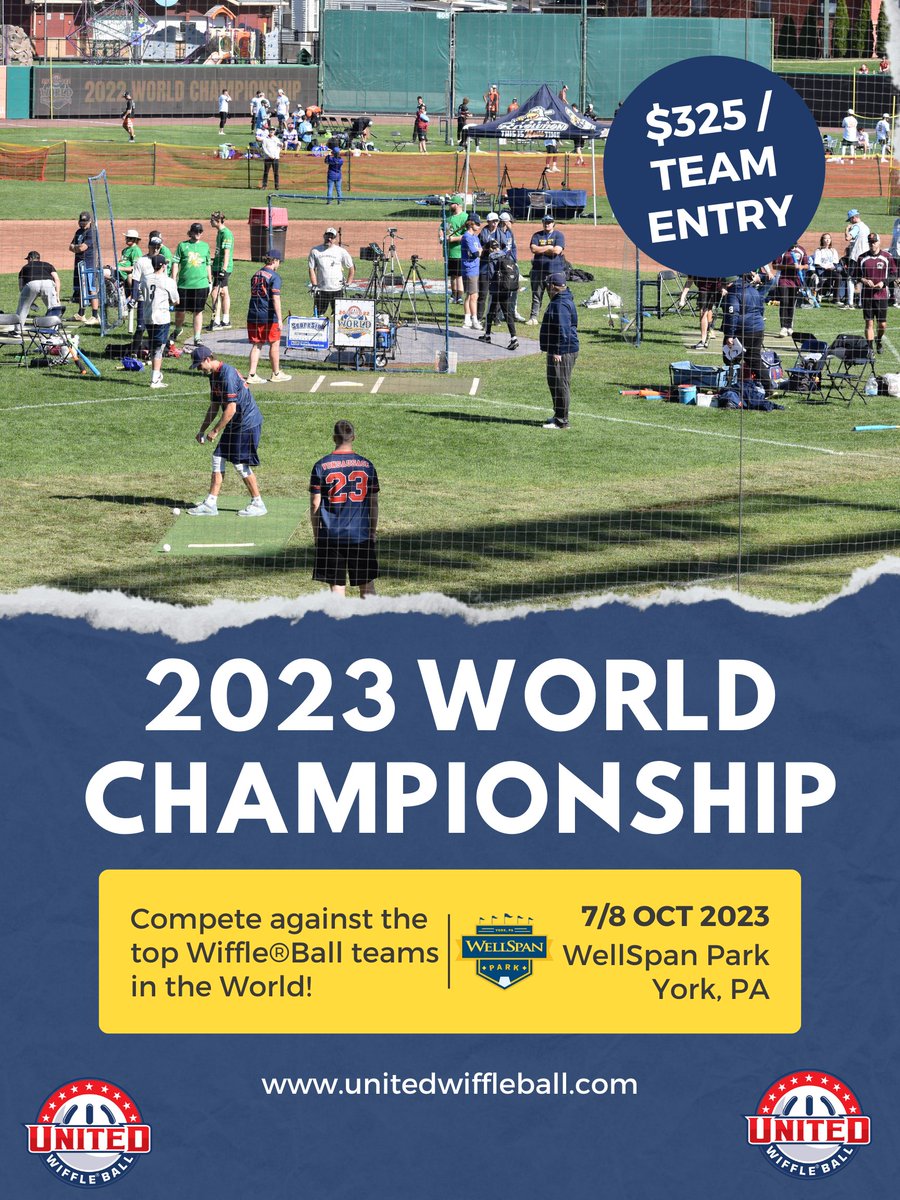 unitedwiffs's tweet photo. Team Registration for the 2023 World Championship tournament is now live!

Details: https://t.co/Aq2dcaXsYp

Direct Registration Link: https://t.co/JDmtPLgMn4 https://t.co/S0eQsqluK8