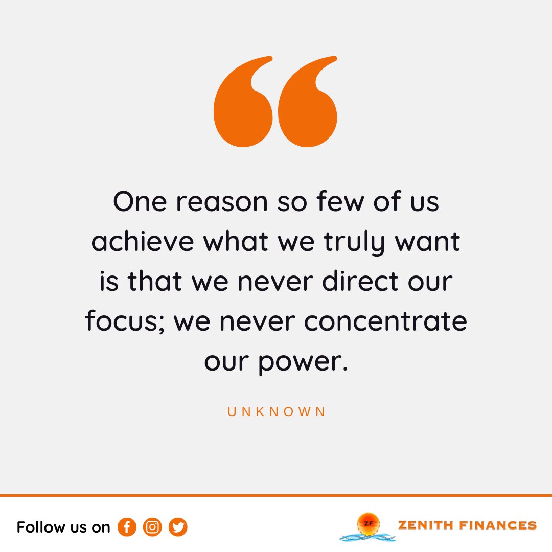 zenithfinances's tweet photo. Harness Your Focus, Unleash Your Power: Embrace the Path to Achieving Your True Desires
#Zenithfinances #motivationalquotesoftheday https://t.co/2u24gdRfUH
