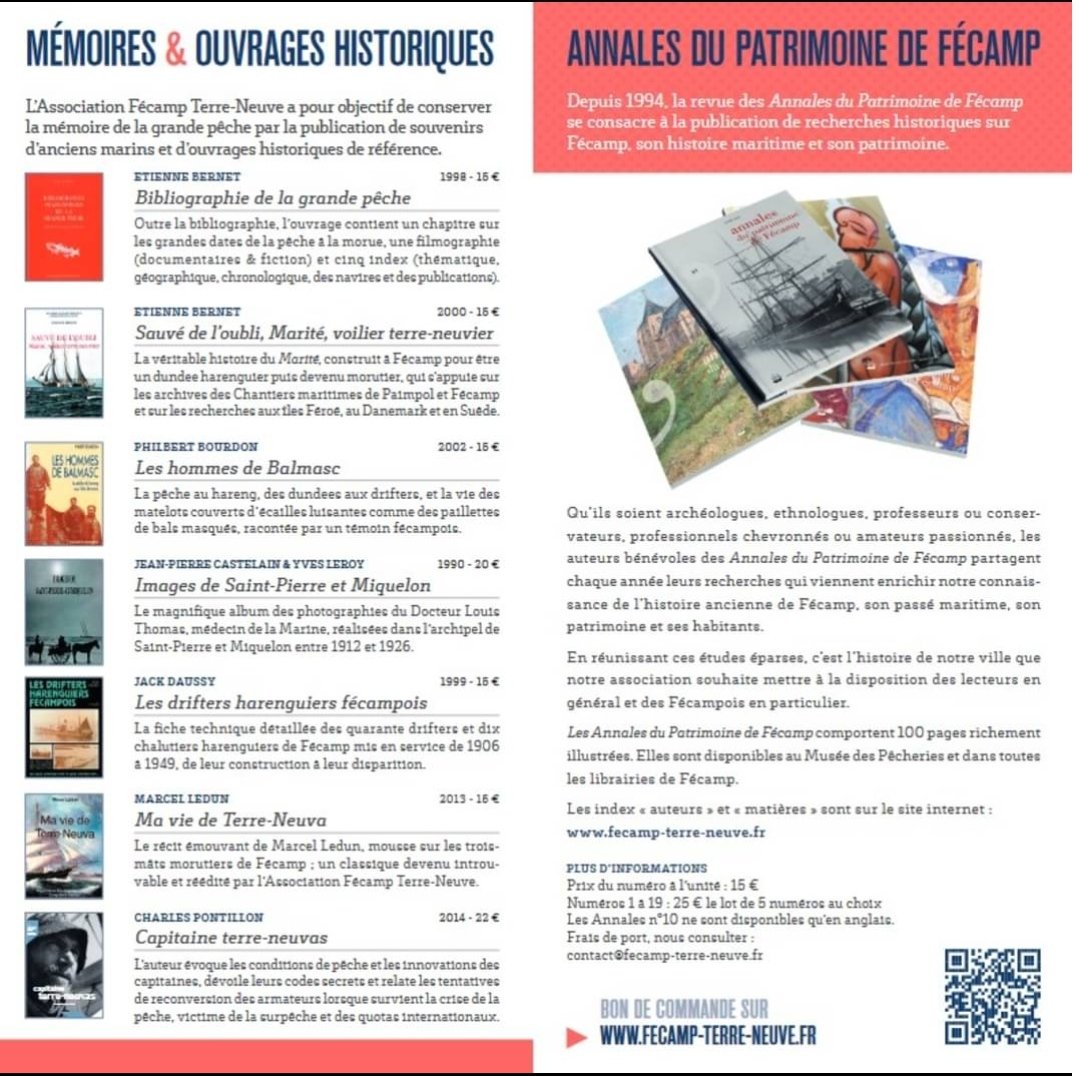 Le nouveau dépliant de l'asso est arrivé ! #Fécamp #Histoire #revue