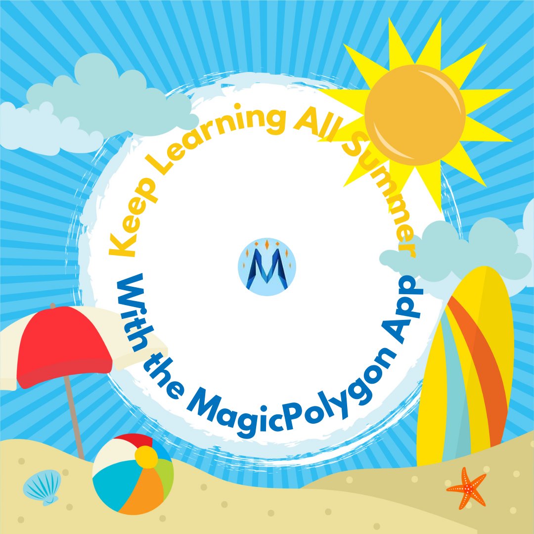 Continue learning this summer with fun and out of this world storytelling. MagicPolygon is even great on the go! Check it out today! #parents #teachers #storytime #memories