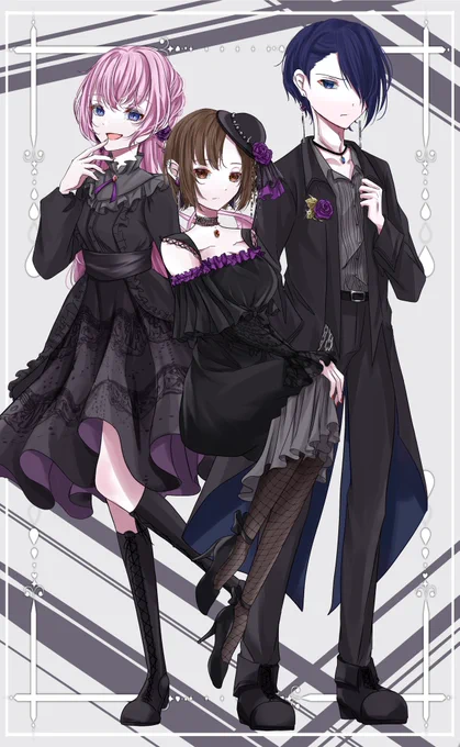 ゴシック × 25時、ナイトコードで。  #prsk_FA    巡音ルカ&MEIKO&KAITO 
