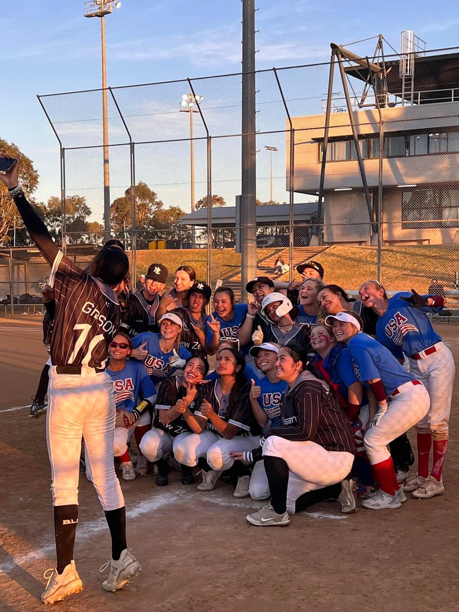 The best part of this game wasn’t the “W” It was getting to meet these New Zealanders who were the friendliest girls I’ve ever met! 🥎❤️