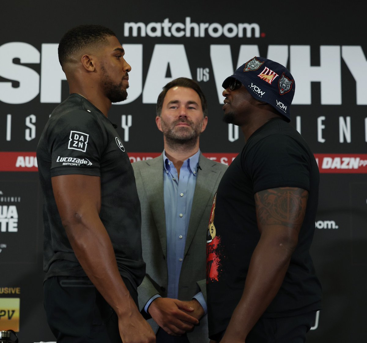 Poxing10's tweet photo. Chaos is coming 🔥🔥 @anthonyjoshua @DillianWhyte 

#JoshuaWhyte2 live on DAZN PPV | Aug 12 https://t.co/7x0lplxPjy