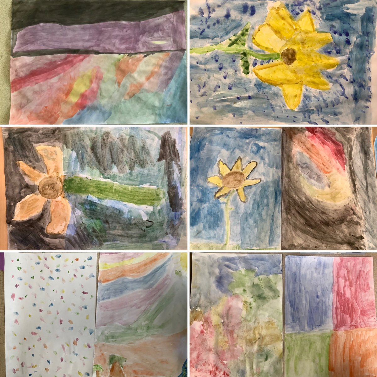 pp_accrington's tweet photo. Some of our fabulous art work in #Class18 https://t.co/P5bNwDDng7
