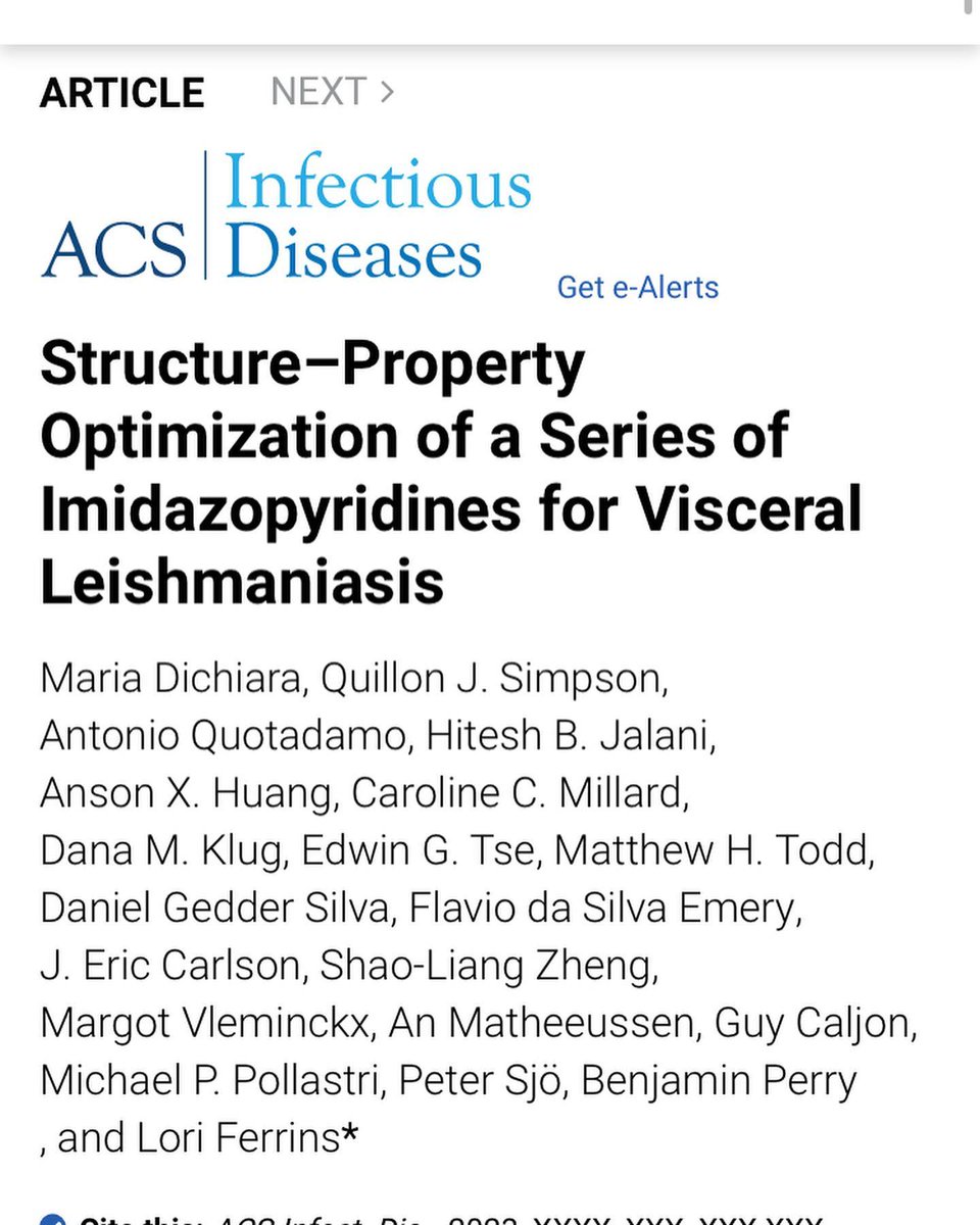danielgedder's tweet photo. Mais uma importante publicação de novos agentes anti-infecciosos para o tratamento de Leshimania, trabalho de colaboração com nossos parceiros internacionais e nosso grupo de pesquisa da USP @qhetemlab https://t.co/10zPtLjAjQ
