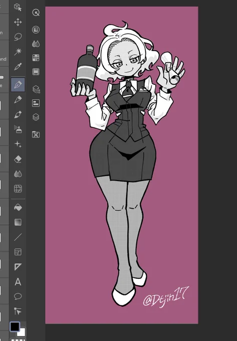 iPadだと呑み食いしながら膝の上でお絵描き可能なの助かる 助かる? 