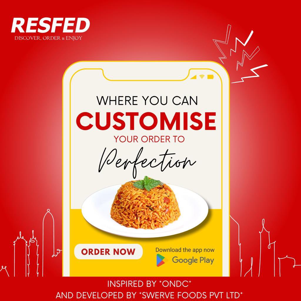 Resfed_india's tweet image. Customize your order to perfection with our app! 🌟 Download the Resfed app now and enjoy the ultimate dining experience. 📲✨

 #ResfedApp #CustomizeYourOrder #FreeDelivery #FlatDiscounts