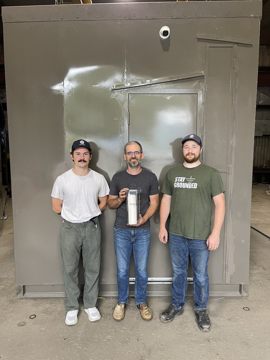 IsaacFithian's tweet image. This is a piece of paper from one of the final rolls produced at the Berlin NH paper mill. It is now a legacy ledger. It pays homage to the industrial know-how of ledger builders who came before us and are now building a new kind of ledger. Ready Rover1!