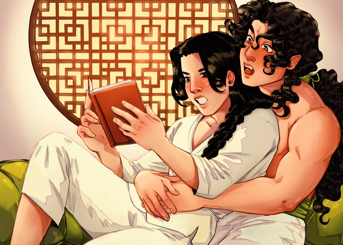 sword_jam's tweet photo. Sqq: And look here binghe this pose isn't even physically possible! It totally breaks the suspension of disbelief!
Lbh totally listening and totally not planning tonight's activities: absolutely shizun! https://t.co/9lZhrgbxhU