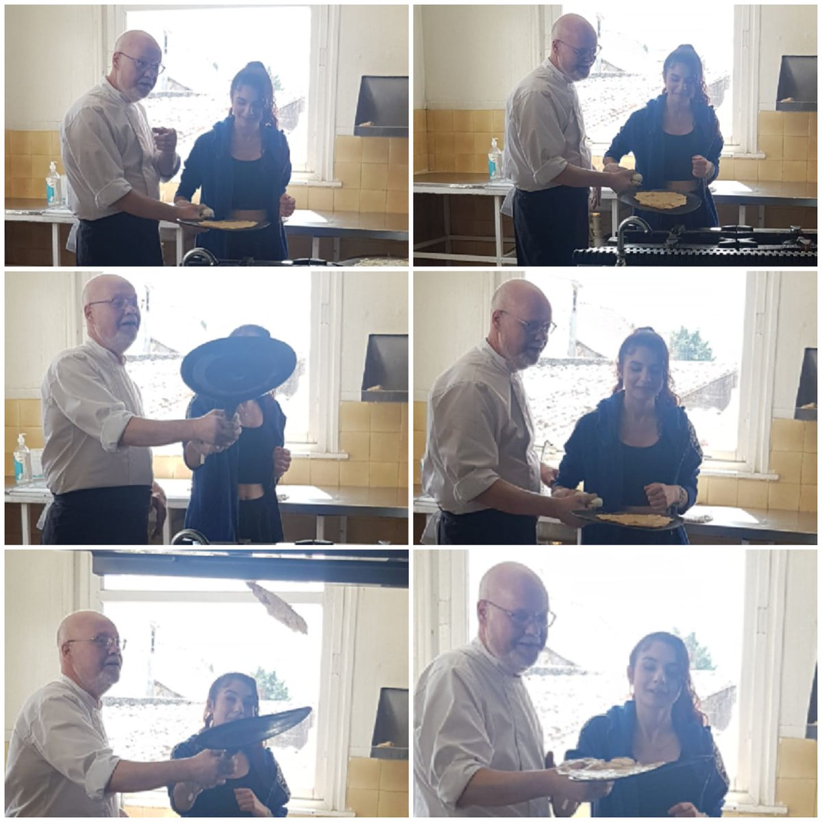 ghsmflofficial's tweet photo. Who was the best at flipping the crêpe? https://t.co/V3ZWZICgln