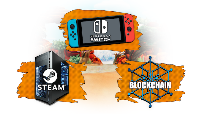 Afterland, your roguelite FPS, will soon be cross-platform. 🕹️ 
Dive into the action on PC via Steam, Blockchain, or on Nintendo Switch.

Which platform are you excited to play on? And what aspect of the game interests you the most? Let us know! 👇"