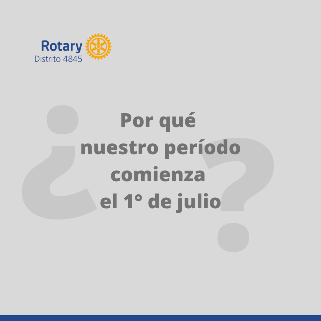 Distrito4845RI's tweet image. Desde el año 1913, el Comité Ejecutivo tomó la decisión de que el año rotario concluyera el 30 de junio, a fin de que los funcionarios tuvieran suficiente tiempo para preparar una declaración financiera para la Convención, y reportar sobre membresía y pagos.