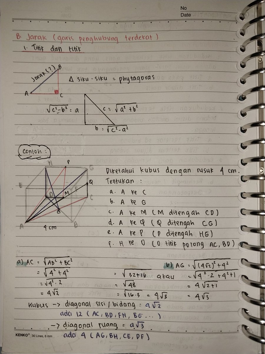 noenaaniaa's tweet photo. [ catatan materi kelas 12 ; dimensi tiga — matematika wajib ] https://t.co/Hyvt14ZF6y
