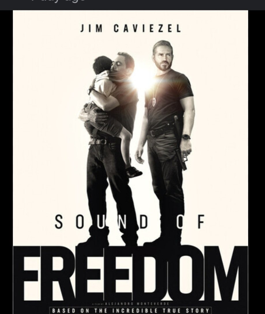 Be_Soul_Pretty's tweet photo. MUST SEE #SoundOfFreedom ! Hard to watch, but the harsh reality should be as prevalent in the media as all the nonbinary BS. Proverbs 14:32. #MustWatch #godschildren #Arenotforsale #SoundOfFreedom #Caviezel #stoptrafficing https://t.co/wGSSmPH2HD