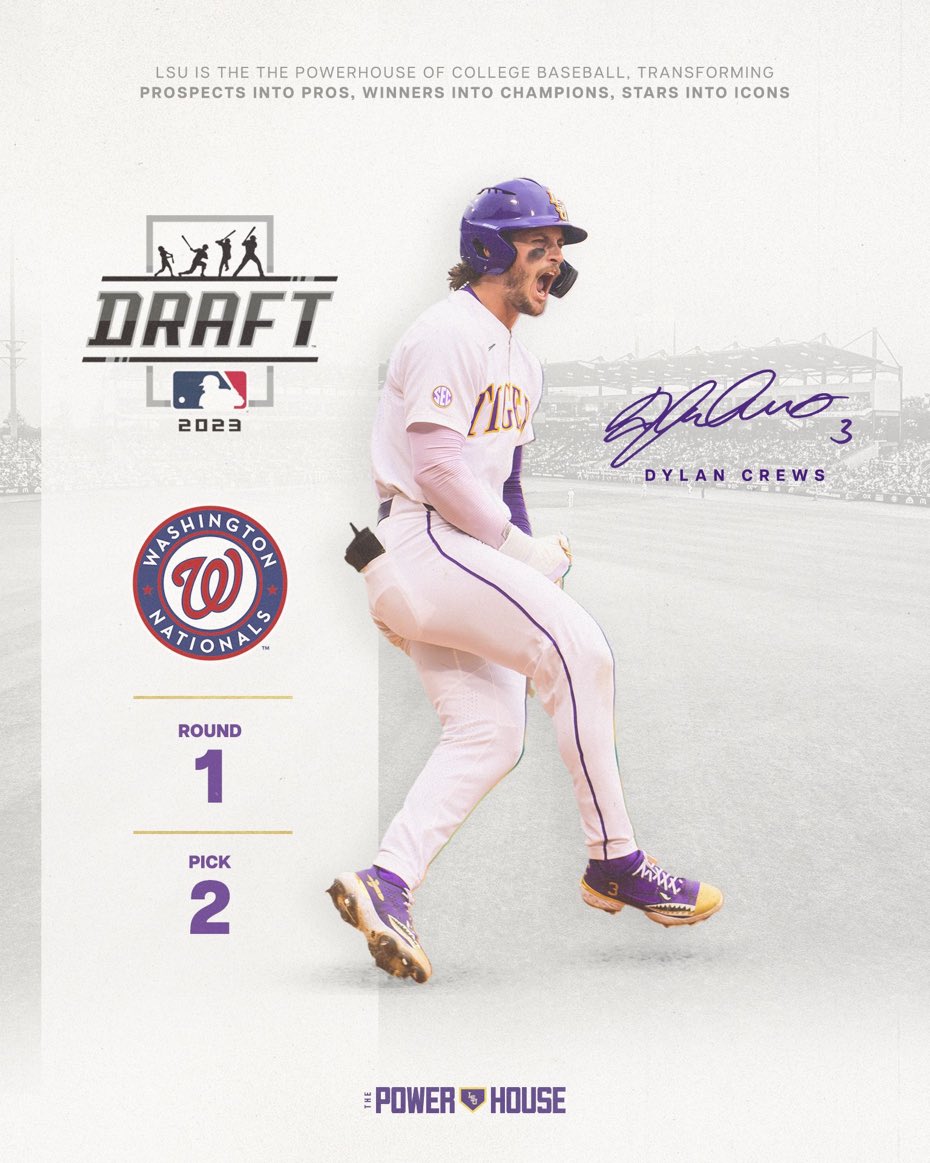 LakeMaryRamsBaseball (@lmrams_baseball) on Twitter photo Alumni π¨! Former Lk Mary Ram, <a href="/__dc4__/">Dylan Crews</a> was the 2nd selection in this years MLB draft! Congratulations from RamNation! <a href="/LMHSRams/">LakeMaryHighSchool</a> <a href="/lmhsboosters/">Lake Mary Athletic Boosters</a> <a href="/Nationals/">Washington Nationals</a> <a href="/MLB/">MLB</a> <a href="/MLBNetwork/">MLB Network</a> <a href="/MLBDraft/">MLB Draft</a> <a href="/SCPSInfo/">SCPS Info</a> <a href="/osvarsity/">Sentinel Varsity</a> <a href="/LSUbaseball/">LSU Baseball</a> Alumni π¨! Former Lk Mary Ram, <a href="/__dc4__/">Dylan Crews</a> was the 2nd selection in this years MLB draft! Congratulations from RamNation! <a href="/LMHSRams/">LakeMaryHighSchool</a> <a href="/lmhsboosters/">Lake Mary Athletic Boosters</a> <a href="/Nationals/">Washington Nationals</a> <a href="/MLB/">MLB</a> <a href="/MLBNetwork/">MLB Network</a> <a href="/MLBDraft/">MLB Draft</a> <a href="/SCPSInfo/">SCPS Info</a> <a href="/osvarsity/">Sentinel Varsity</a> <a href="/LSUbaseball/">LSU Baseball</a>