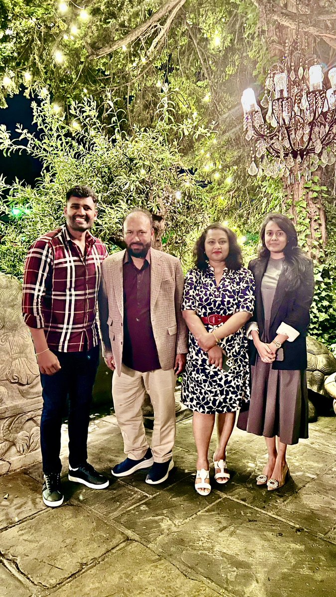 Thank you for the Invitation and warm welcome Subash Ayya  and Prema akka… Really enjoyed the great hospitality. We love you both 💚🥂
#JaffnaKings #Lyca #London #UK