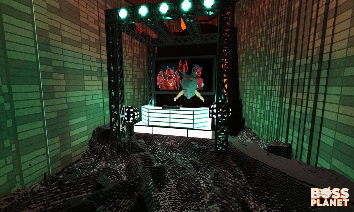 BossCatRC's tweet photo. Look who built a hangout space on #bossplanet ? 

Welcome to Boss Planet @NFDevils https://t.co/cTuuZd26zf