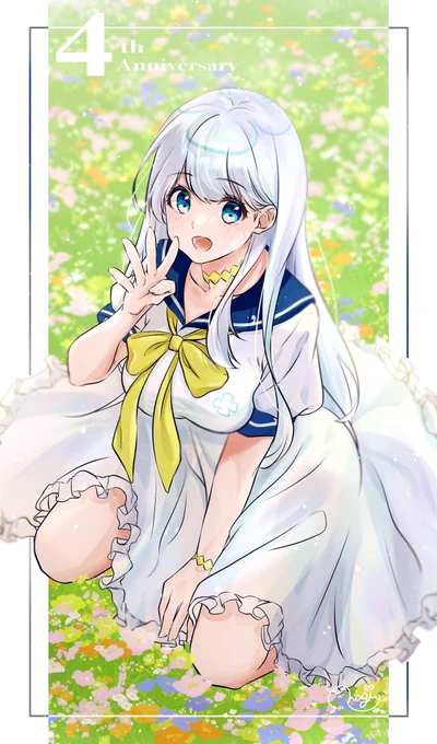 𝕋𝕙𝕒𝕟𝕜 𝕪𝕠𝕦𝟜𝕥𝕙𝔸𝕟𝕟𝕚𝕧𝕖𝕣𝕤𝕒𝕣𝕪 ଳ#ナギナミ4周年  #凪波あーと 
