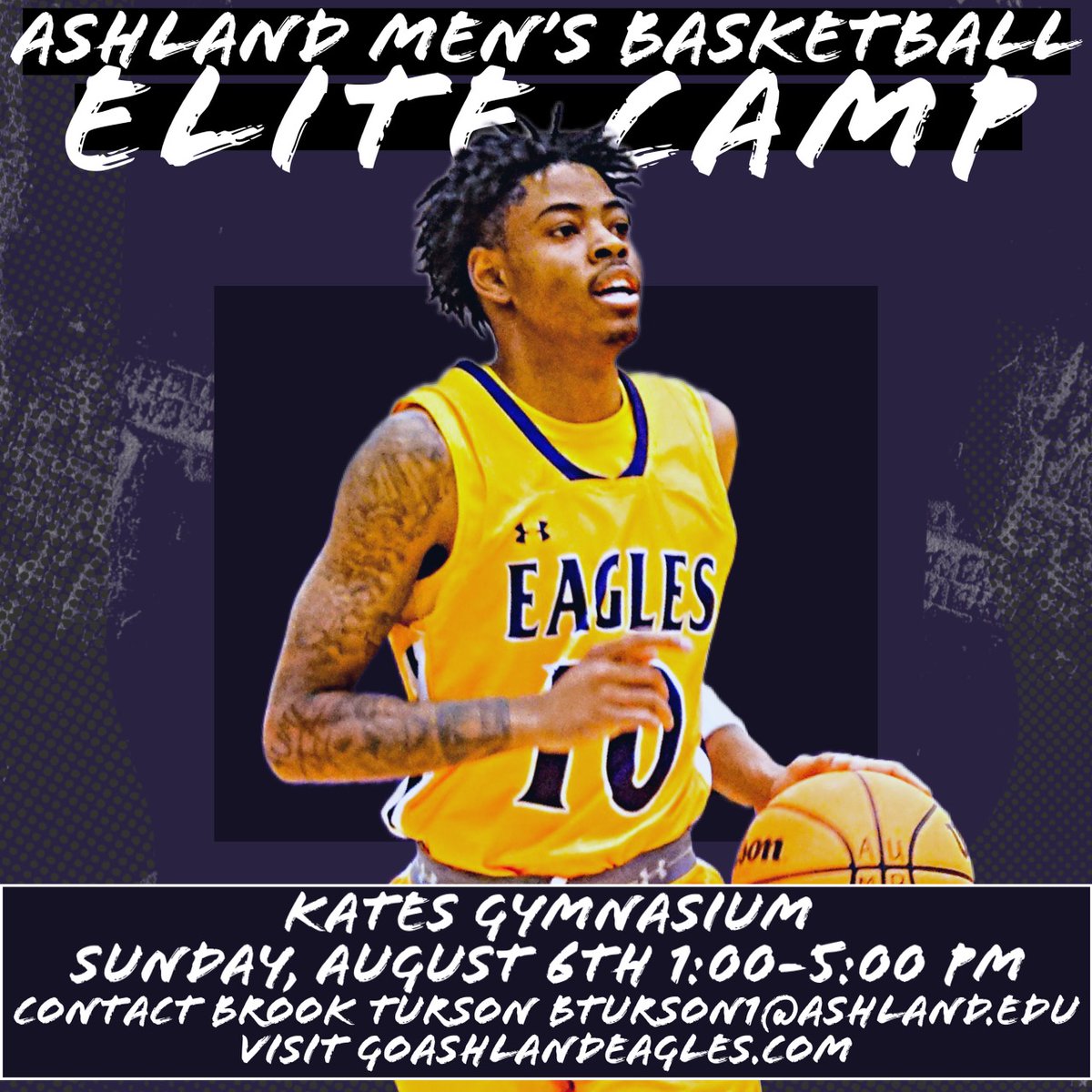 𝗙𝗜𝗟𝗟𝗜𝗡𝗚 𝗨𝗣 💨

Grab your spot in our 𝟮𝟬𝟮𝟯 𝗘𝗟𝗜𝗧𝗘 𝗖𝗔𝗠𝗣! 12 of our current players participated in our Elite Camp - our 👀 are on 𝗬𝗢𝗨!

Register before it's too late ⬇️
apply.ashland.edu/register/mbb_e…