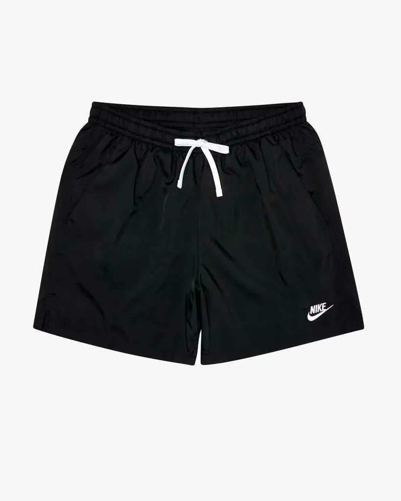 nike men sportswear swoosh shorts black white