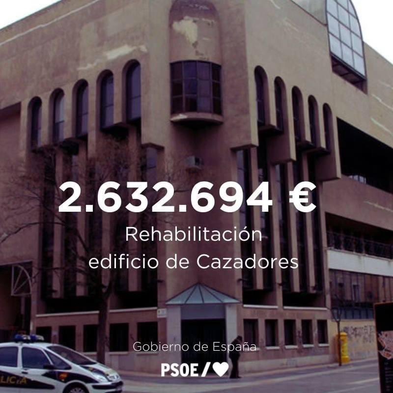 DavidCastle_'s tweet photo. Nunca un Gobierno de 🇪🇸 invirtió tanto en Yecla: 106 millones esta legislatura

📍A-33 Yecla-Caudete 92.000.000€

📍Comisaria de Policía Nacional 4.100.000€

📍Cazadores 2.632.694€

📍Capilla de las Angustias 884.500€

📍Mercado 660.614€

Datos frente a relato
#LaMejorEspaña https://t.co/UYjSzAy2xj