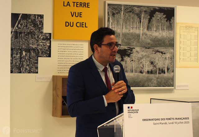 Lancement de l’Observatoire des #forêts : « Observer, c’est déjà agir », selon @sorianotech, directeur @IGNFrance